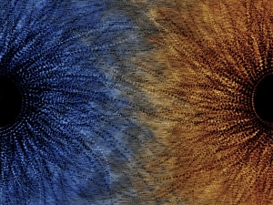 Digital Composite Art Drucke: Duality motif