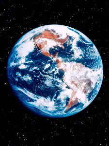 Earth From Space Drucke: The Earth
