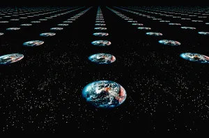 Earth From Space View Drucke: Earth Pattern