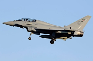 Military Plane Photography Drucke: An EF-2000 Typhoon of the Kuwait Air Force