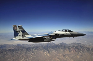 Ein F-15E Streumäher Adler aus der 65sten Angriffssquadron
