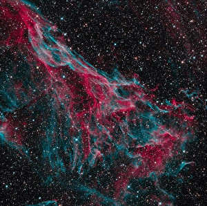 Star Formation Process Drucke: Fleming's Triangular Wisp, part of the Veil Nebula