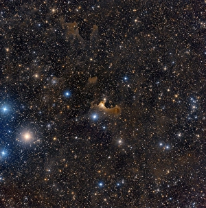 Star Formation Process Drucke: The Ghost Nebula in the constellation Cepheus