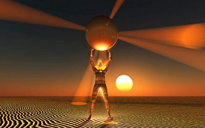 Artificial Intelligence Artwork Drucke: The godlike power of artificial intelligence