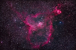 Emission Nebula Pictures Drucke: The Heart Nebula in Cassiopeia