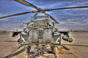 High Dynamic Range Photography Drucke: High dynamic range image of an AH-64D Apache Longbow helicopter