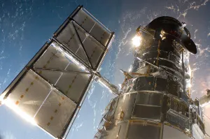 Hubble Space Telescope Drucke: The Hubble Space Telescope in orbit