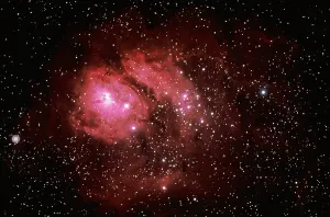 Interstellar Gas Clouds Drucke: Lagoon Nebula