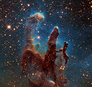 Star Formation Process Drucke: M16, The Eagle Nebula in Serpens