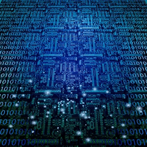Circuit Board Design Drucke: Machine language and circuit background