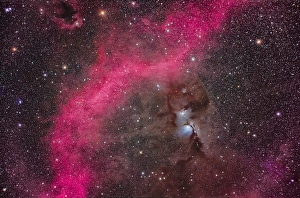 Emission Nebula Pictures Drucke: Messier 78 and Barnard's Loop in Orion