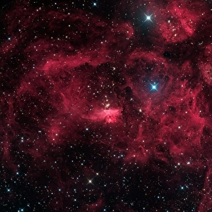 Star Formation In Space Drucke: NGC 6357 diffuse nebula in the constellation Scorpius