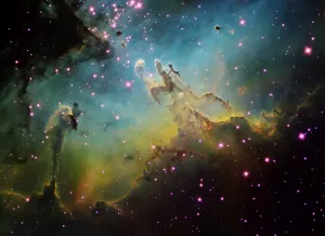 Emission Nebula Pictures Drucke: M16 the Eagle Nebula