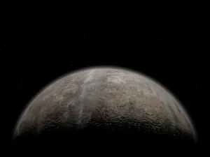 Solar System Science Drucke: Artists concept of Pluto