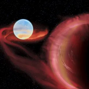 Binary Star System Drucke: A binary star system