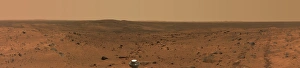 Perspektivische Aussicht auf Mars