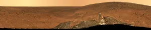 Space Exploration Photography Drucke: Panoramic view of Mars