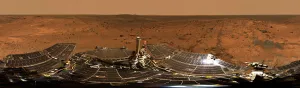 Planetary Science Photos Drucke: Panoramic view of Mars