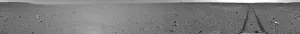 Martian Landscape Photography Drucke: Panoramic view of Mars