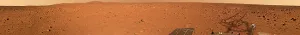 Red Planet Landscape Drucke: Panoramic view of Mars