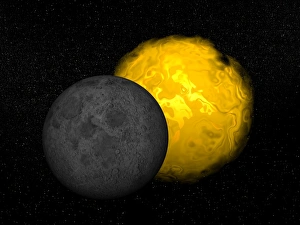Partial Solar Eclipse Drucke: Partial eclipse of the Sun