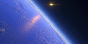 Outer Space Illustration Drucke: Planet Nishala