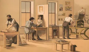 Education In The Past Drucke: Prang's aids for object teaching, lithographer