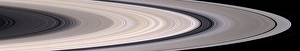 Solar System Images Drucke: Saturns ring system