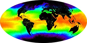 Climate Change Photography Drucke: Sea surface temperature
