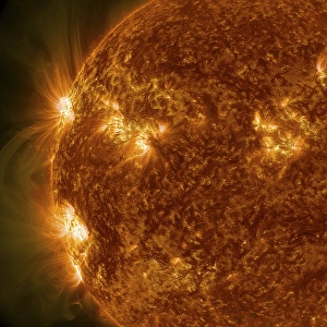 Sonnenaktivität am Sonnenschein