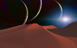 Deep Space Exploration Drucke: Space landscape