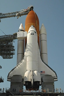 Kennedy Space Center Drucke: Space Shuttle Discovery in full launch configuration