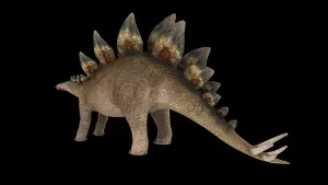 Dinosaur Artwork Drucke: Stegosaurus dinosaur