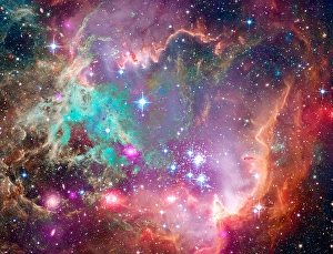 Rosette Nebula Drucke: Stellar nursery in the Rosette Nebula