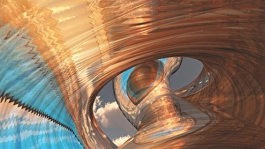 Abstract Architecture Drucke: Strange Sculpture Structure