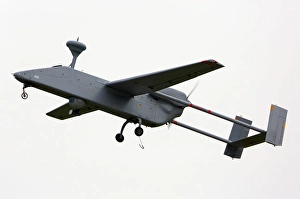 Unmanned Aircraft System UAS Drucke: UAV Forpost performing demonstration flight