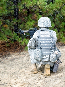 US-Soldat im Einsatz.