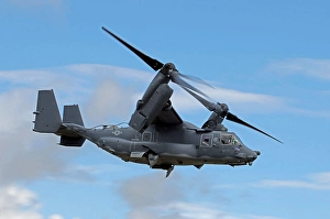 V-22 Osprey der US-Luftwaffe in Flug.