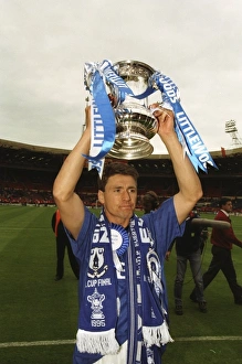 Manchester United Defeat Drucke: Paul Rideout of Everton