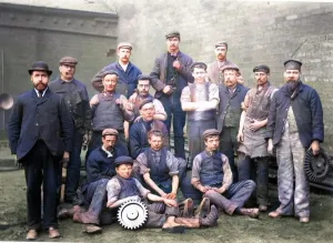 Braunbayer Stahlwerke Ltd. Schmiedewerknehmer in Sheffield im Vereinigten Königreich von Großbritannien und Nordirland 1908