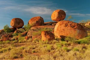 Geologisch Drucke: Teufelskugeln Naturpark, Teufelskugel Naturschutzgebiet, Nordterritorium Australien
