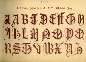 Vierteljahrhundert im Mittelalter, Richard der Zweite, 1400 in Westminsterschloss und Abtei (Westminster Abbey), verstorben um das Jahr 1862