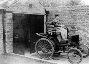Black And White Automotive Photos Drucke: 1896 Hurtu with Benz engine. Creator: Unknown