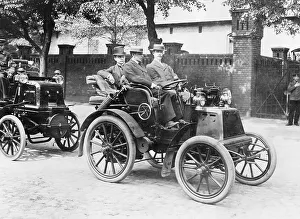 Black And White Cars Drucke: 1900 Panhard, (1900s?)