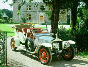 Vintage Automobiles UK Drucke: 1909 Rolls Royce Silver Ghost