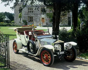 Vintage Automobile Drucke: 1909 Rolls Royce Silver Ghost