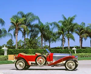 Vintage Transportation History Drucke: 1912 Rolls Royce Silver Ghost