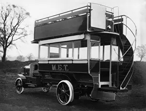 British Transport Heritage Images Drucke: 1914 Daimler bus. Creator: Unknown