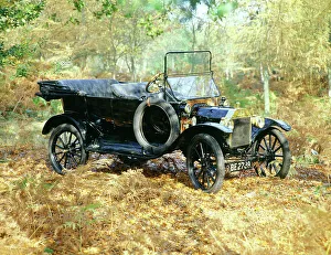 Vintage Road Transport Drucke: 1915 Ford Model T