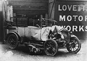 National Motor Museum Collection Items Drucke: 1922 Bean with accident damage. Creator: Unknown